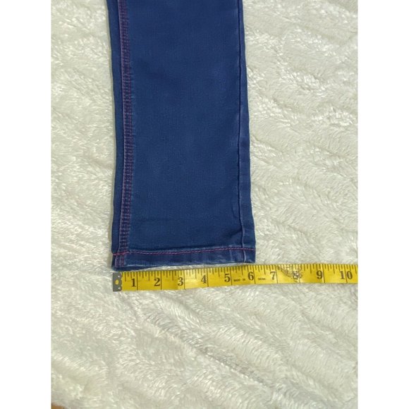 Wax Jean Blue Jeans women Size 9/31 distressed - Picture 9 of 12